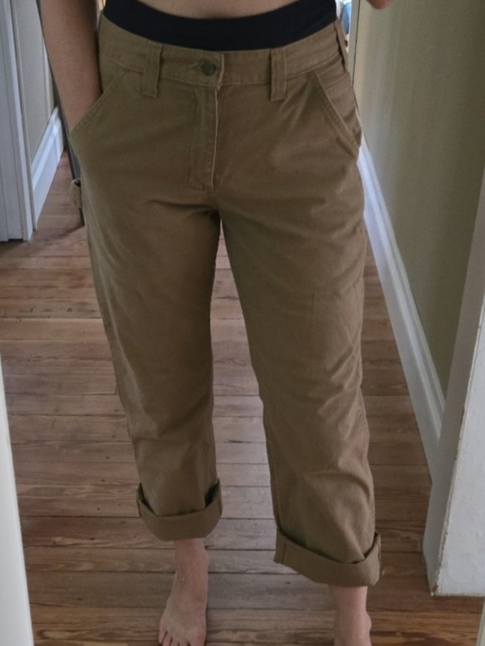 Carhartt Khaki Carpenter Work Pants 31x30